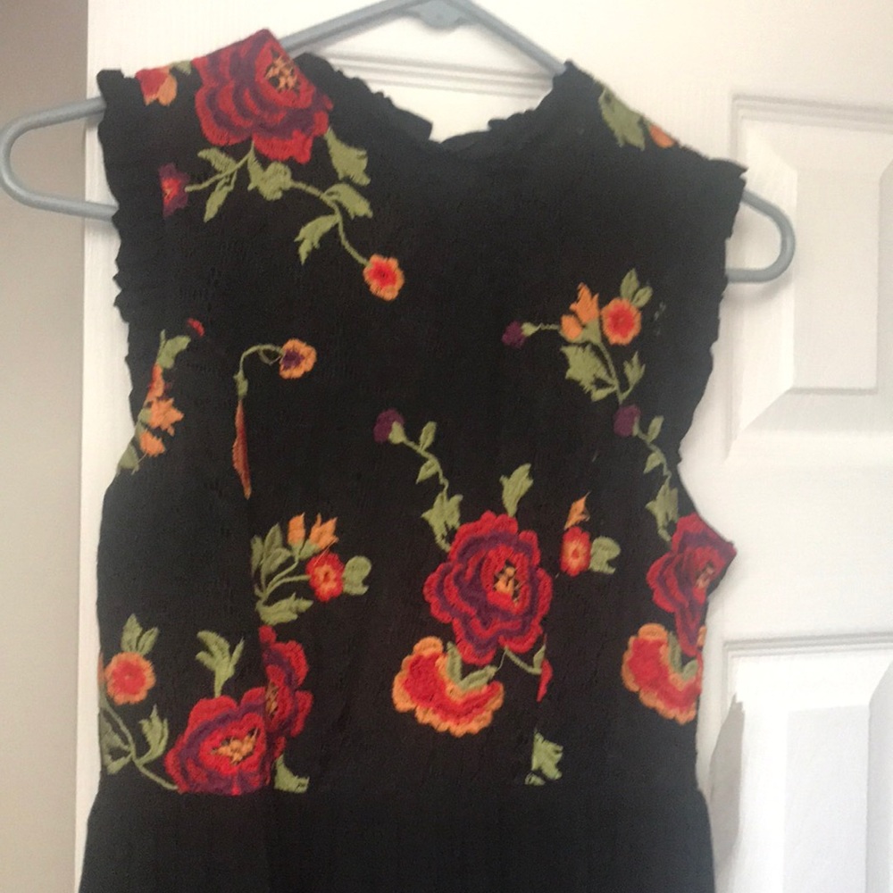 Altered state lace embroidered dress